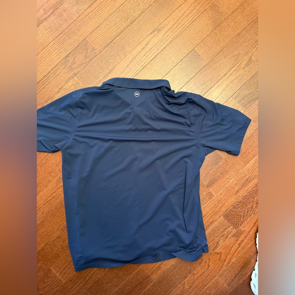 Peter Millar Deep Blue Polo Shirt - Picture 3 of 3
